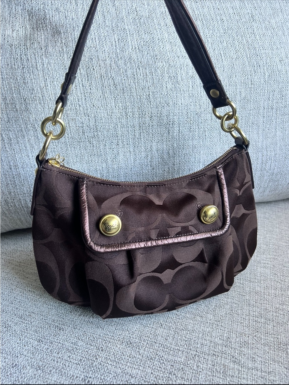 Coach Poppy Op Art Shoulder Bag